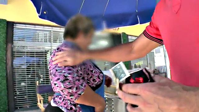 Athletic jock picked up jerking cock