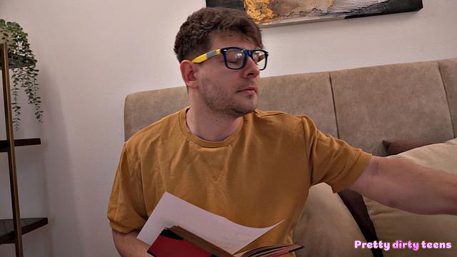 Blonde Teen Hates Math