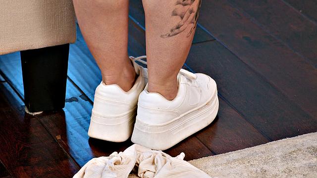 ADULT TIME - Bored Housewife Karen Masturbates Pretending Dildo Is College Teen Gardener!