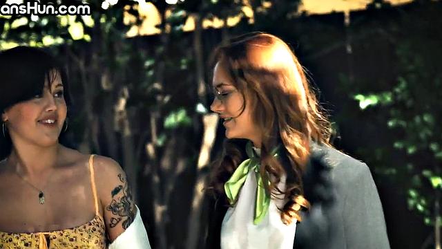 Trans inked hunny gets rimmed by hairypussy MILF