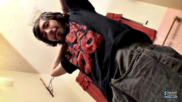 Showering & Stroking in the Bathroom with Samuel Phatom