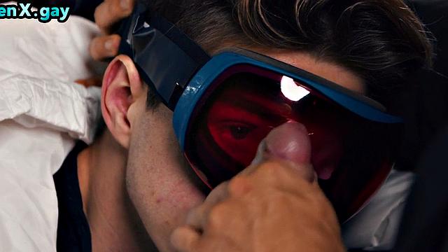 Manly stud barebacks BF's skinny ass on wintering