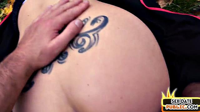 German mature lady public fucked outdoors on sex date