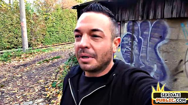 German mature lady public fucked outdoors on sex date