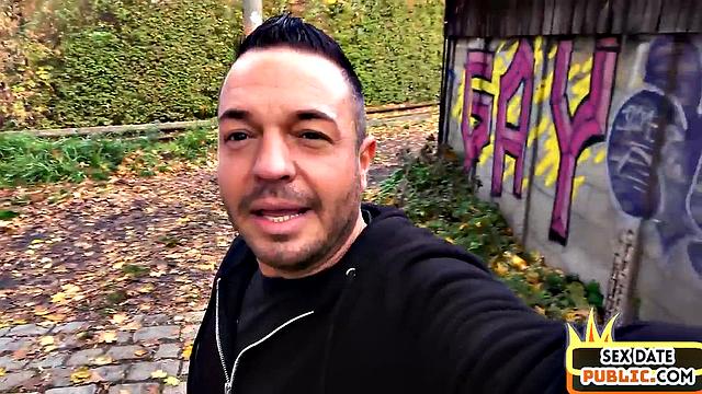 German mature lady public fucked outdoors on sex date