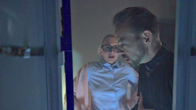 Nerdy hostel babe rides manager while loud moaning