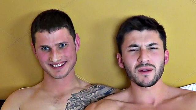 Homemade stud rimmed and barebacked by BF at casting