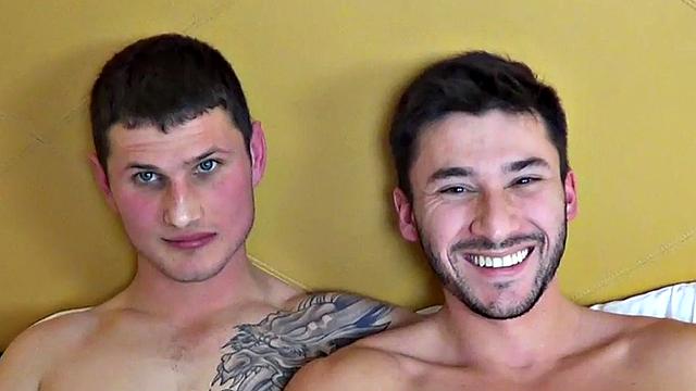 Homemade stud rimmed and barebacked by BF at casting