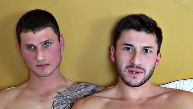 Homemade stud rimmed and barebacked by BF at casting