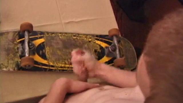 Skater Boy Zak Plays With Himself