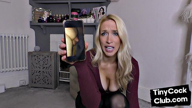 SPH domina fucked in front of fat loser