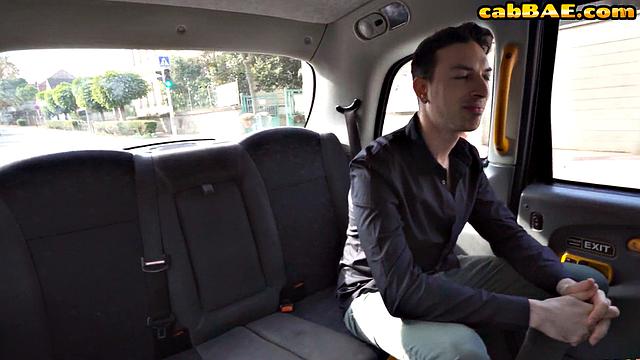 Busty blonde babe smashed in the car