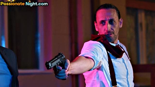 Big-titted cock-hungry bitch cocksucking