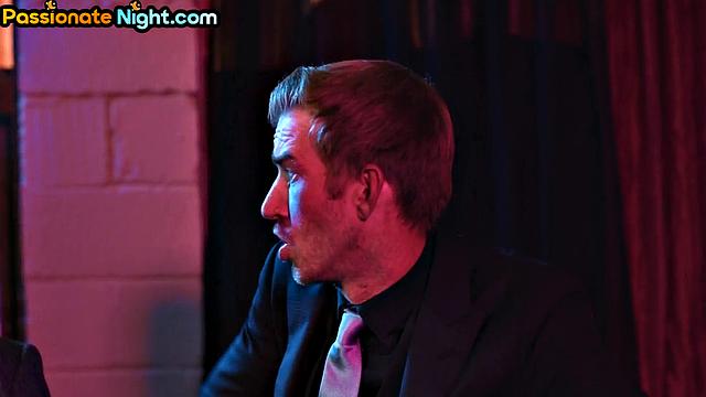 Big-titted cock-hungry bitch cocksucking