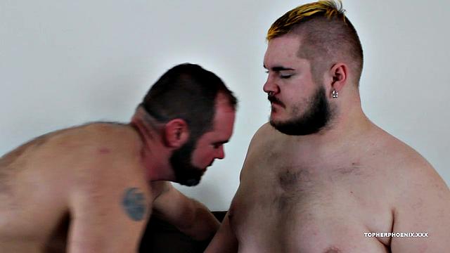 A hardcore barebacking weekend at Topher's house starts off with this scene featuring newcomer Dean Ryder. Dean is a big beautiful young man with curves in all the right places. His gorgeous round ass is ripe for Topher's tongue and dick.