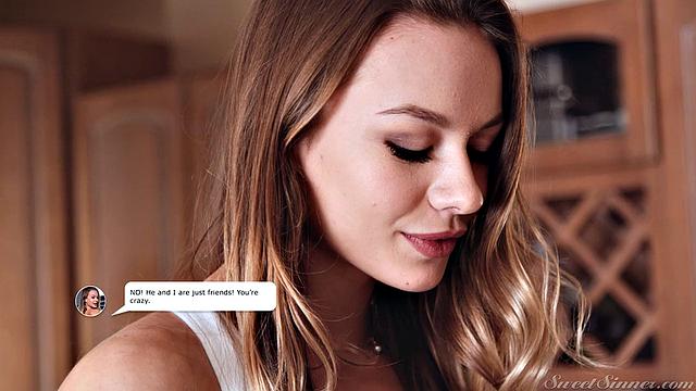 Лаура соблазняет декана в страстной офисной ебле с Райаном Маклейном и Райли Рейесом.