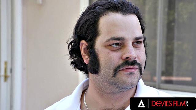 DEVILS FILM - Sexy Nudist Babe Selina Bentz Gets Fucked By Architect In Her Backyard