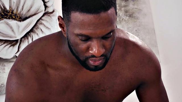 IR oiled petite babe pleasing BBC on massage with tight pussy