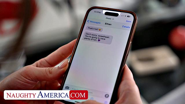 Sexy wife Melissa Stratton gets a Dirty Valentine's surprise: candy, flowers, and a big cock