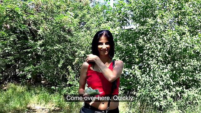 Agent creampies busty woman for cash