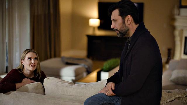 Raunchy stepfam with blonde bimbo