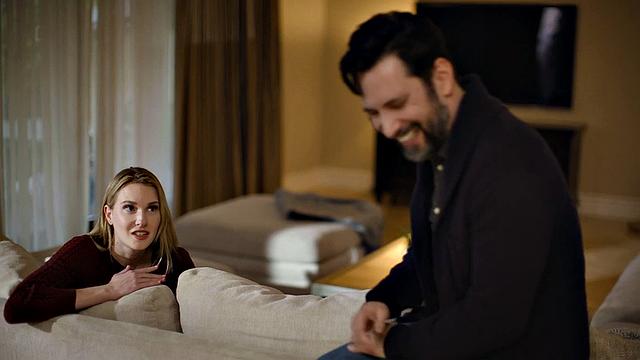 Raunchy stepfam with blonde bimbo