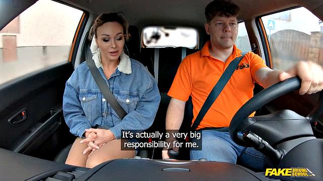 Blonde wife bad driver, great fuck