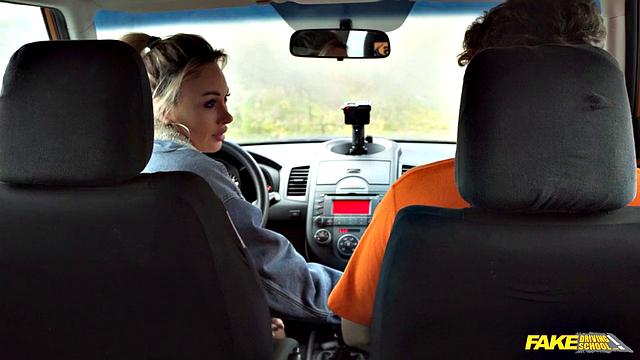 Blonde wife bad driver, great fuck