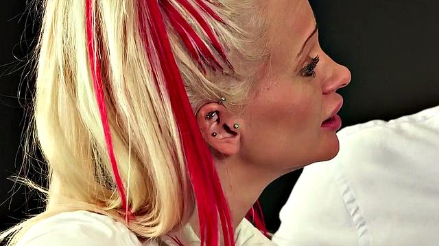 BJ CFNM ladies suck and wank lucky cock in femdom group