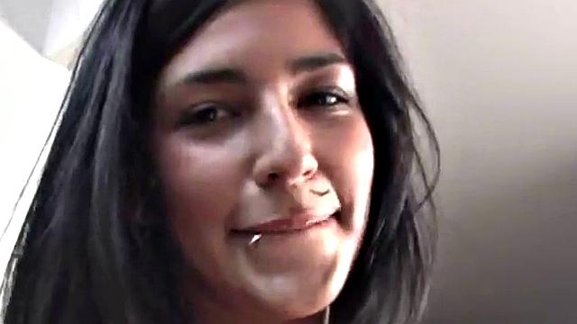 Mandy gets wet with running water