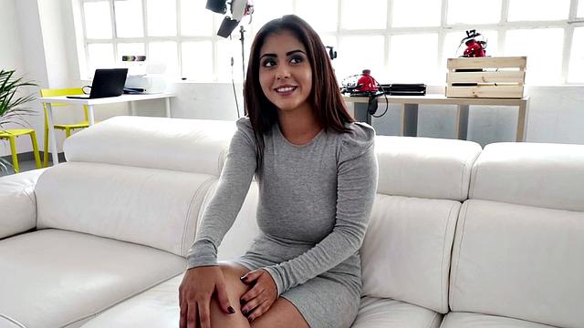 First time busty babe pounded