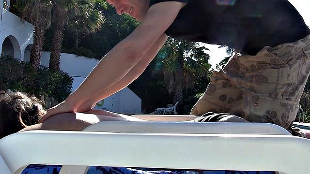 Slamming my girl hard in her tiny snatch