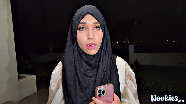 Cumming to Brianas Rescue - A Hijab Dream