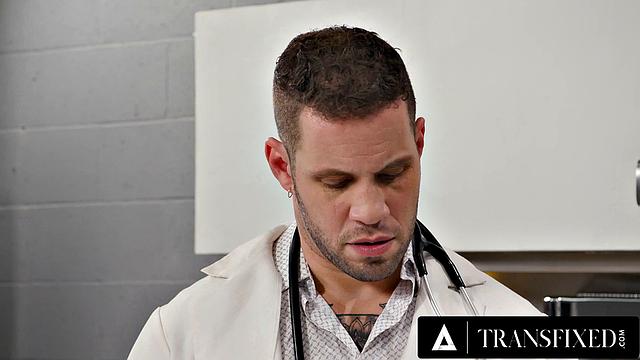 TeANSFIXED - Sexy Trans Babe Kalli Grace Gets Fucked By Doctor During Prostate Exam