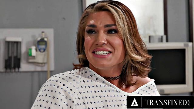 TeANSFIXED - Sexy Trans Babe Kalli Grace Gets Fucked By Doctor During Prostate Exam