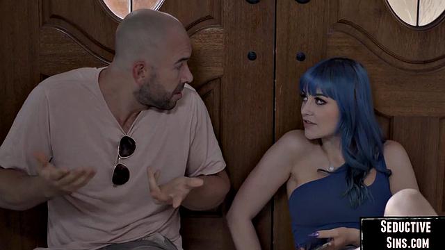 Cockhungry babes drilled in threesome