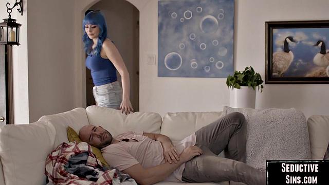 Cockhungry babes drilled in threesome