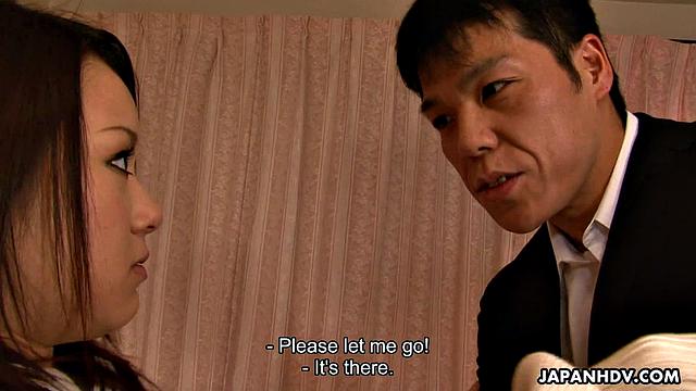 Teen Rui Natsukawa rides a dick and cums