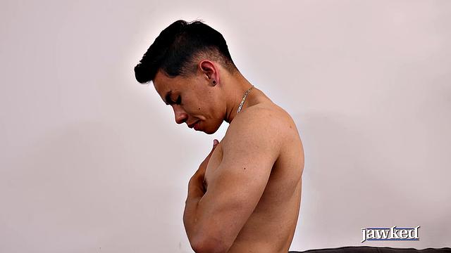 Steven Howard takes a break from work and gets deep into some serious action with another guy