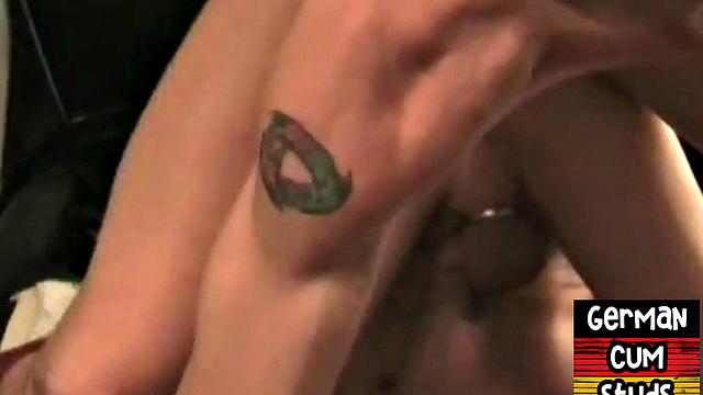 Homemade German gay drilled by BF in skinny asshole