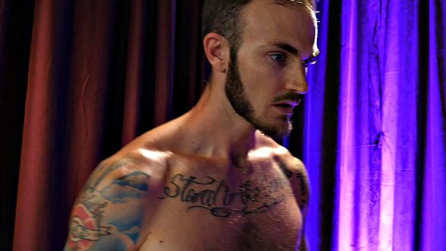 Mesmerized crossdresser in stockings nails inked BF