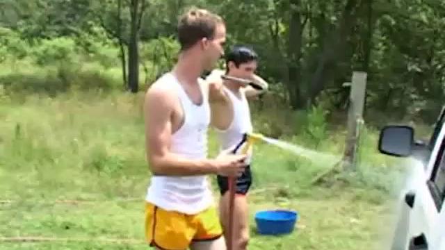 Kenny Kash and Roger Rodriguez hook up after class. Roger's dick needs servicing and Kenny knows just how to satisfy. The action continues when Roger takes Kenny's hard cock for a ride.