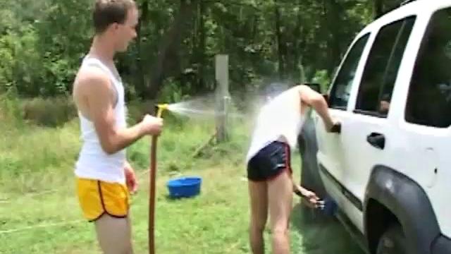 Kenny Kash and Roger Rodriguez hook up after class. Roger's dick needs servicing and Kenny knows just how to satisfy. The action continues when Roger takes Kenny's hard cock for a ride.