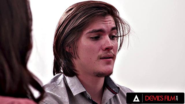 DEVILS FILM - Naughty Teacher Sarah Fucks With Two Horny Students Including Sophia Burns