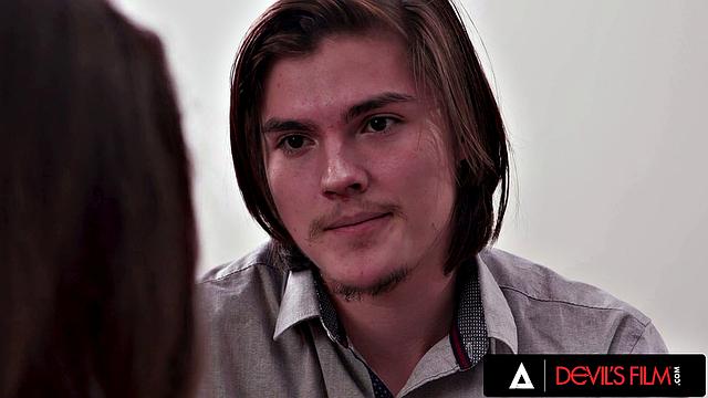 DEVILS FILM - Naughty Teacher Sarah Fucks With Two Horny Students Including Sophia Burns