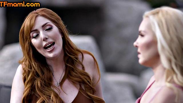 Facesitted and rimmed stepmom in 3way with stepson