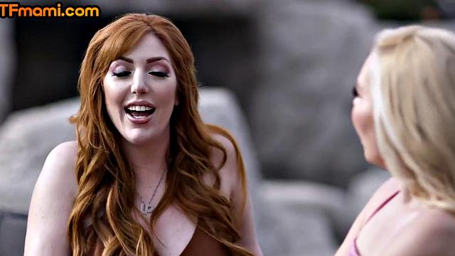 Facesitted and rimmed stepmom in 3way with stepson