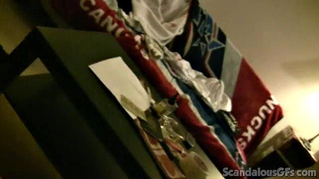 sexy teen girlfriend rides hardcore