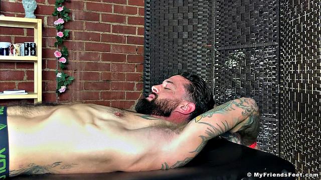 Alpha 's Big Feet Get Tickled - Alpha
