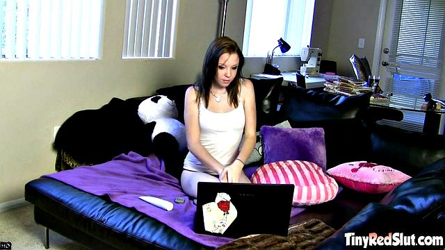 Hot Tiny Redheads having Webcam Show
